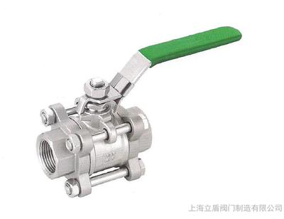 球閥、不銹鋼球閥、三片式內螺紋/承插球閥、廠家直銷圖片_高清圖_細節圖-上海立盾閥門制造 -