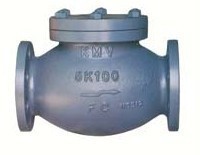 船用日標鑄鐵5K覆蓋式球型角型揚舉止回閥 結構、特點與應用